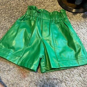 Green Women's Shorts